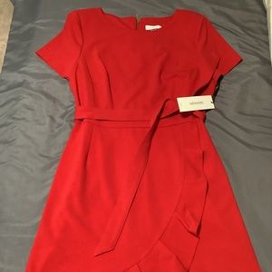 Calvin Klein red dress